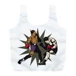 Knockout Boxing Full Print Recycle Bag (L) Front