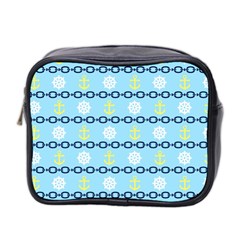 Anchors & Boat Wheels Mini Travel Toiletry Bag (two Sides) by StuffOrSomething