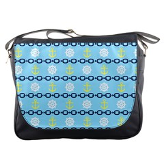 Anchors & Boat Wheels Messenger Bag by StuffOrSomething