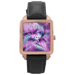 Mixed Pain Signals Rose Gold Leather Watch  by FunWithFibro