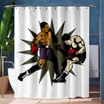 Knockout Boxing Shower Curtain 60  x 72  (Medium) 60 x72  Curtain