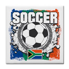 Soccer South Africa Face Towel by MegaSportsFan