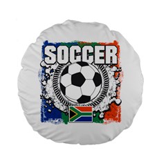 Soccer South Africa 15  Premium Round Cushion 