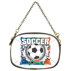 Soccer South Africa Chain Purse (one Side) by MegaSportsFan