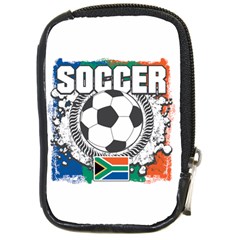 Soccer South Africa Compact Camera Leather Case by MegaSportsFan