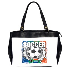 Soccer South Africa Oversize Office Handbag (two Sides) by MegaSportsFan