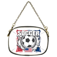 Soccer United States Of America Chain Purse (one Side)