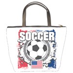 Soccer United States of America Bucket Bag Back