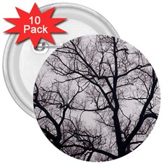 Tree 3  Button (10 Pack)