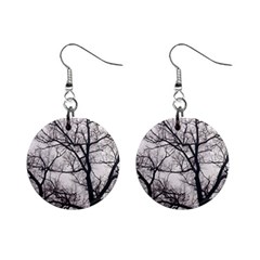 Tree Mini Button Earrings