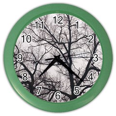 Tree Wall Clock (color)