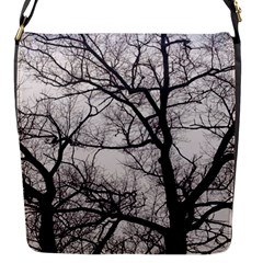 Tree Flap Closure Messenger Bag (small)