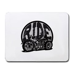 Ride Vintage Motorcycles Small Mousepad by creationsbytom