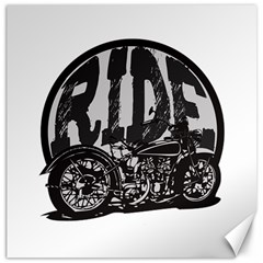 Ride Vintage Motorcycles Canvas 20  X 20  by creationsbytom