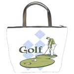 Classic Golf Bucket Bag Back