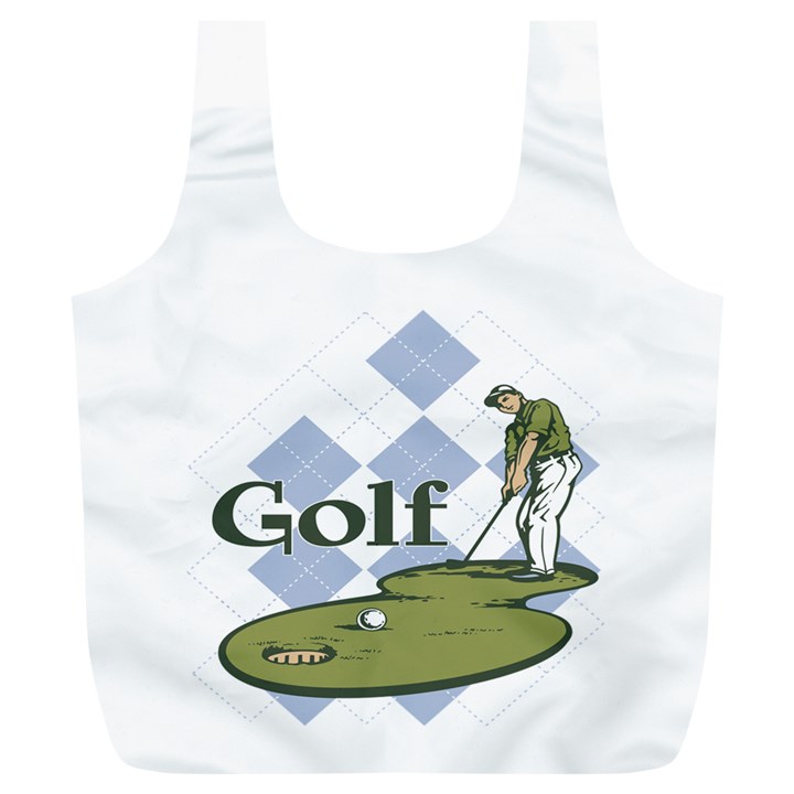 Classic Golf Full Print Recycle Bag (XL)