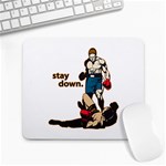 Stay Down Boxing Large Mousepad Front