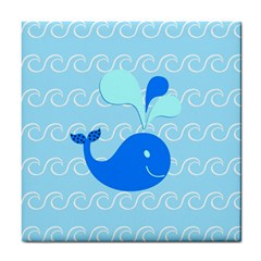 Playing In The Waves Ceramic Tile by StuffOrSomething