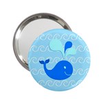 Playing In The Waves Handbag Mirror (2.25 ) Front