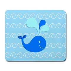 Playing In The Waves Large Mouse Pad (rectangle) by StuffOrSomething