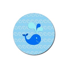 Playing In The Waves Drink Coaster (round) by StuffOrSomething