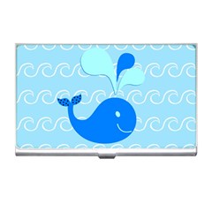 Playing In The Waves Business Card Holder by StuffOrSomething