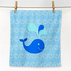 Playing In The Waves Face Towel by StuffOrSomething