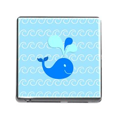 Playing In The Waves Memory Card Reader With Storage (square) by StuffOrSomething