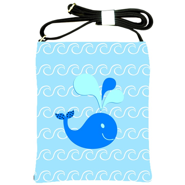 Playing In The Waves Shoulder Sling Bag