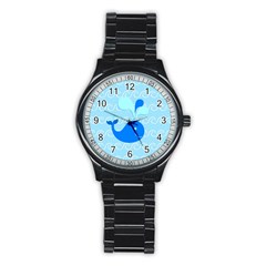 Playing In The Waves Sport Metal Watch (black) by StuffOrSomething