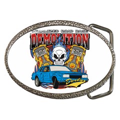 Demolition Derby Belt Buckle