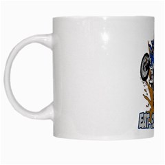 Eat Sleep Ride Motocross White Mug by MegaSportsFan