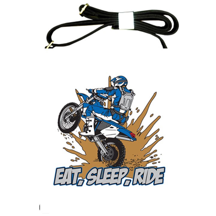 Eat Sleep Ride Motocross Shoulder Sling Bag