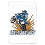 Eat Sleep Ride Motocross Removable Flap Cover (Large) Front