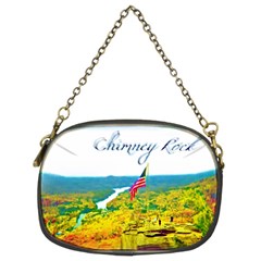 Chimney Rock Overlook Air Brushed Chain Purse (two Sided)  by Majesticmountain