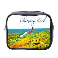 Chimney Rock Overlook Air Brushed Mini Travel Toiletry Bag (two Sides) by Majesticmountain