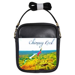 Chimney Rock Overlook Air Brushed Girl s Sling Bag by Majesticmountain