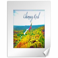 Chimney Rock Overlook Air Brushed Canvas 12  X 16  (unframed) by Majesticmountain