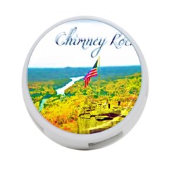 Chimney Rock Overlook Air Brushed 4-port Usb Hub (two Sides)