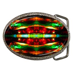 Love Of Is Behind Beholding Belt Buckle (oval)