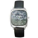 Once Upon A Time Square Leather Watch Front