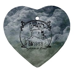 Once Upon A Time Heart Ornament (two Sides) by StuffOrSomething