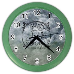 Once Upon A Time Wall Clock (color) by StuffOrSomething