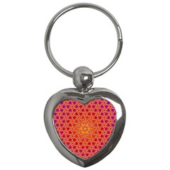 Radial Flower Key Chain (heart)