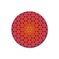 Radial Flower Drink Coasters 4 Pack (round)