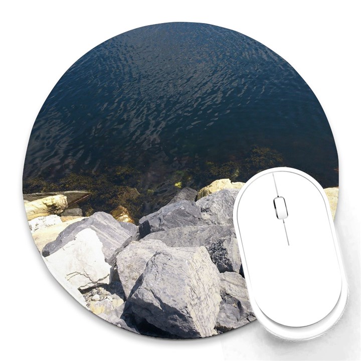 Atlantic Ocean 8  Mouse Pad (Round)