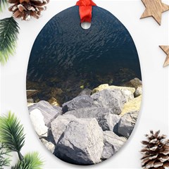 Atlantic Ocean Oval Ornament