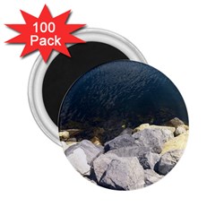 Atlantic Ocean 2 25  Button Magnet (100 Pack) by DmitrysTravels