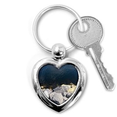 Atlantic Ocean Key Chain (heart) by DmitrysTravels