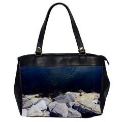 Atlantic Ocean Oversize Office Handbag (one Side) by DmitrysTravels